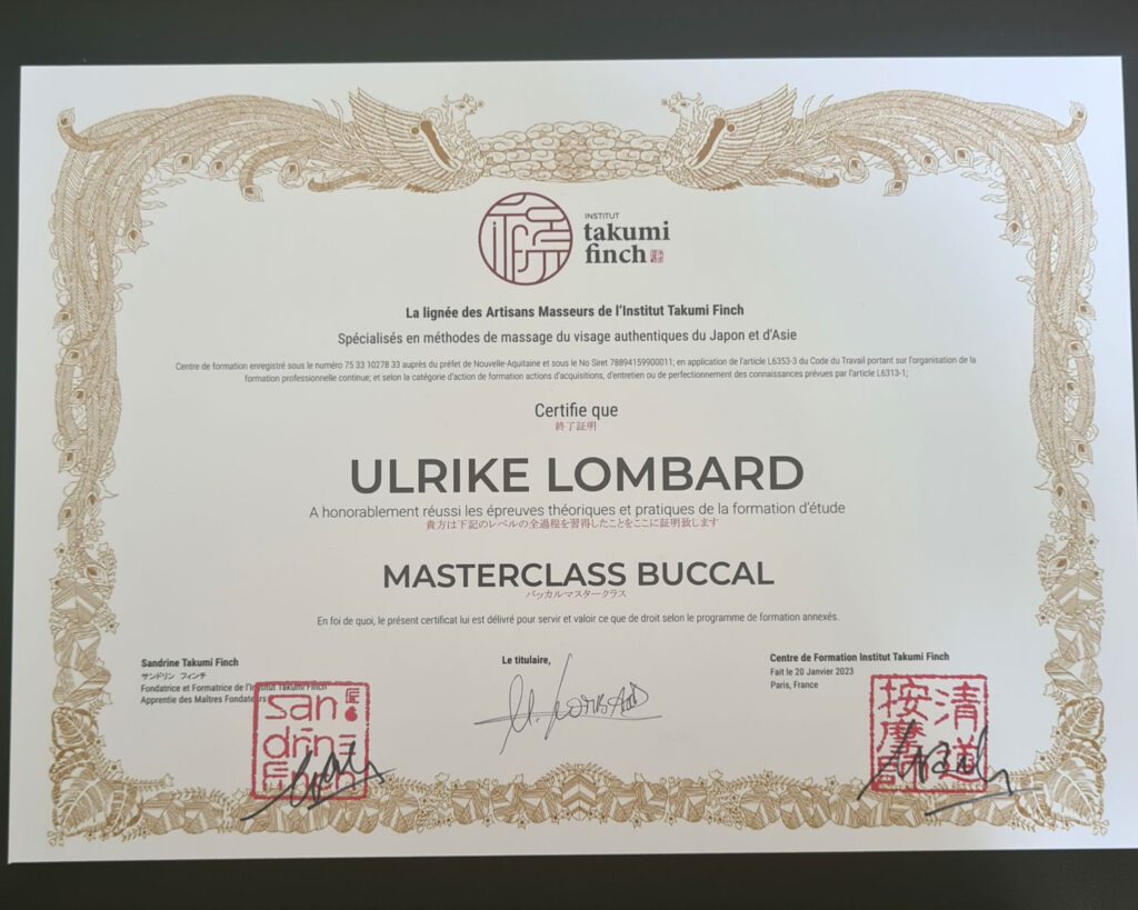 diplôme masterclass buccal kobido